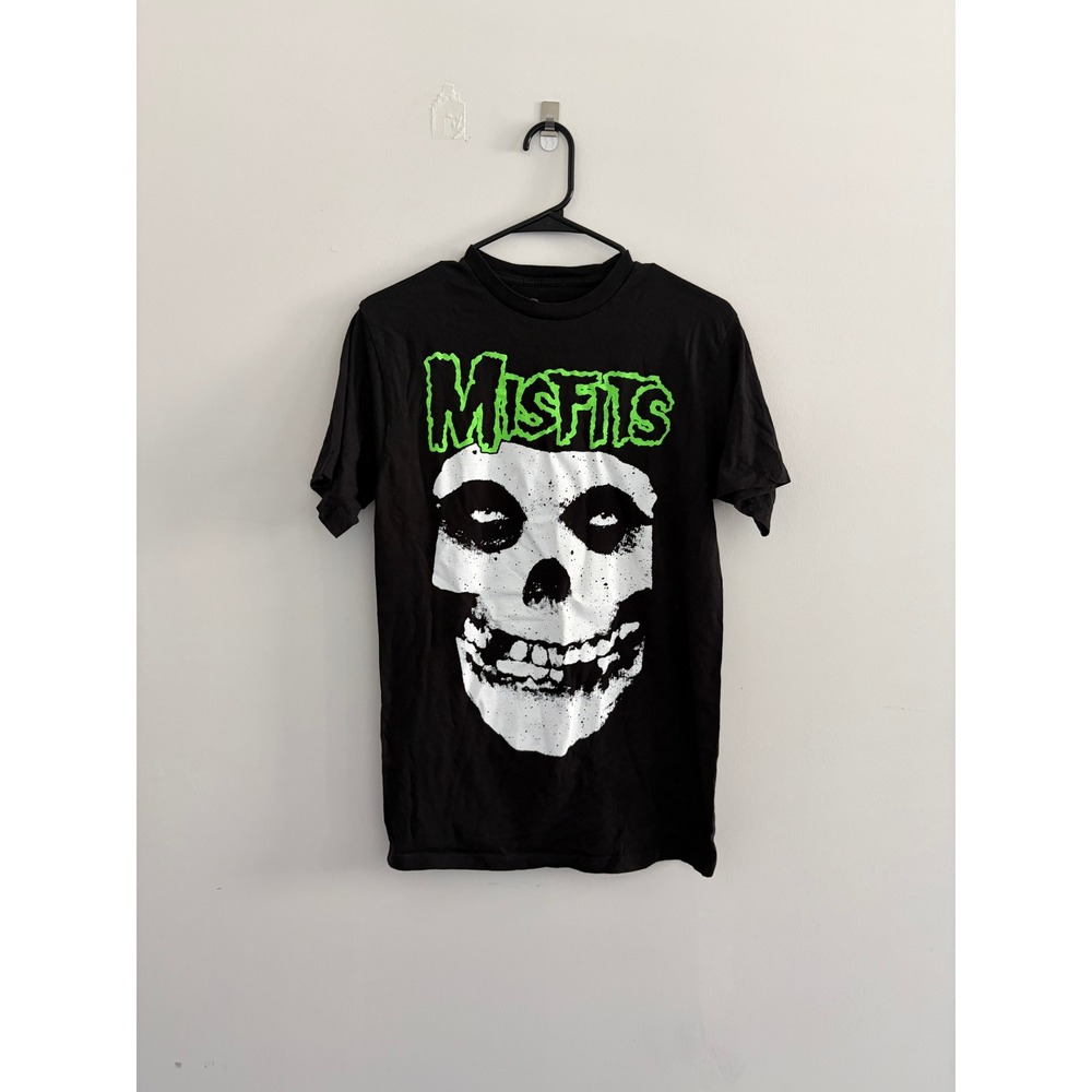 Misfits Band T-Shirt Mens Medium Black Neon Green Crimson Ghost Skull Punk Rock